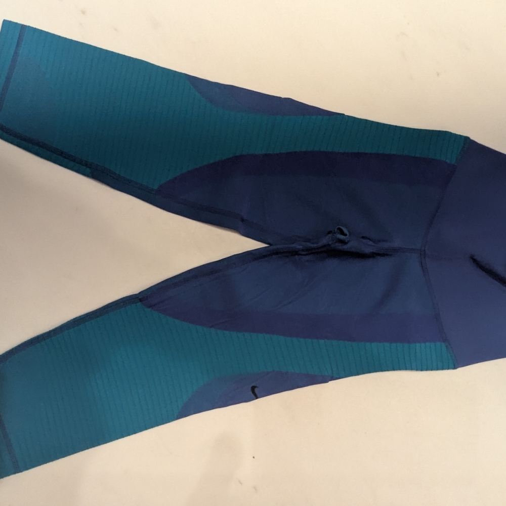 Nike Purple and Blue Dri-FIT Leggings